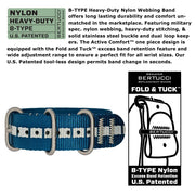 Bertucci DX3 Edge in Silver with Royal Blue Strap #11166
