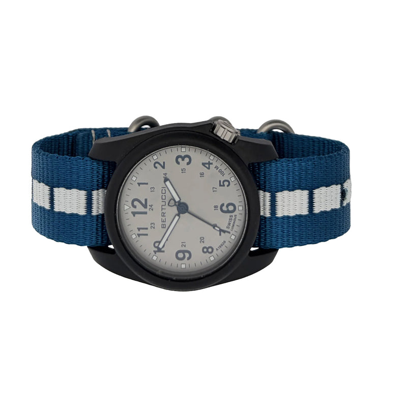 Bertucci DX3 Edge in Silver with Royal Blue Strap #11166