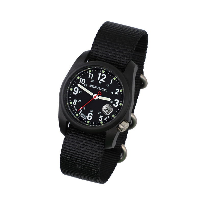 Bertucci DX3 Special Edition 10 Year Anniversary Watch with Black Strap #11200 tilt