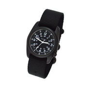 Bertucci A-2S Vintage Black with Swiss Movement and Black Dial #11509 tilt
