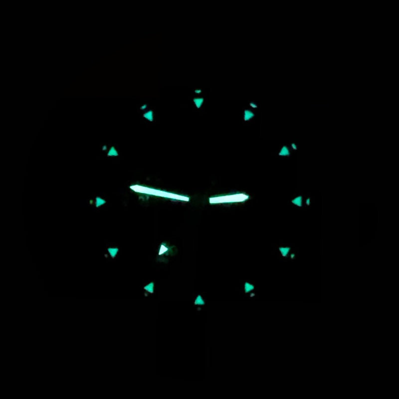 Bertucci A-2S Vintage Black with Swiss Movement and Black Dial #11510 lime
