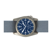 Bertucci USS Nimitz Aircraft Carrier Special Edition Blue Dial Watch #11521