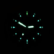 Bertucci A-2RA Retroform with USA Movement and Khaki Rubber One-Piece Strap #11603 lume