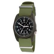 Bertucci A-2RA Retroform with USA Movement and Green Rubber One-Piece Strap #11604 zoom