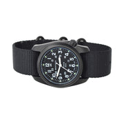 Bertucci A-2T Vintage Black Titanium Watch with Black Nylon Strap #12027