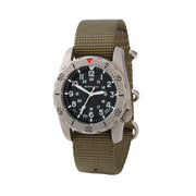 Bertucci A-2TR Field Pro Black Dial with Olive Nylon Strap #12115