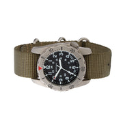 Bertucci A-2TR Field Pro Black Dial with Olive Nylon Strap #12115
