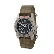Bertucci A-2TR Field Pro GMT Black Dial with Olive Nylon Strap #12118