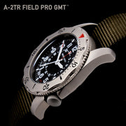 Bertucci A-2TR Field Pro GMT Black Dial with Olive Nylon Strap #12118