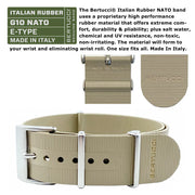 Bertucci A-2TR Field Pro GMT Black Dial with Khaki Rubber Strap #12132