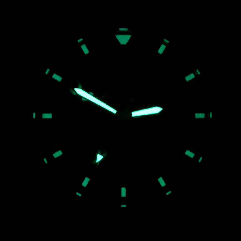 Bertucci A-2TR Field Pro Black Dial Watch with Yellow Italian Strap #12146