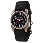 Bertucci A-2T Solar Classic Titanium Field Watch with Black Nylon Strap #12800 zoom