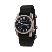Bertucci A-2T Solar Classic Titanium Field Watch with Black Nylon Strap #12800