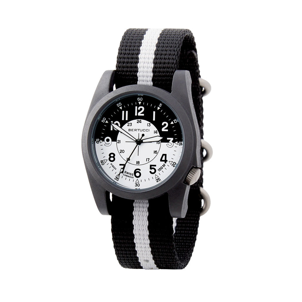 Bertucci A-3P Field Watch with Optic White Dial #13393 — Long