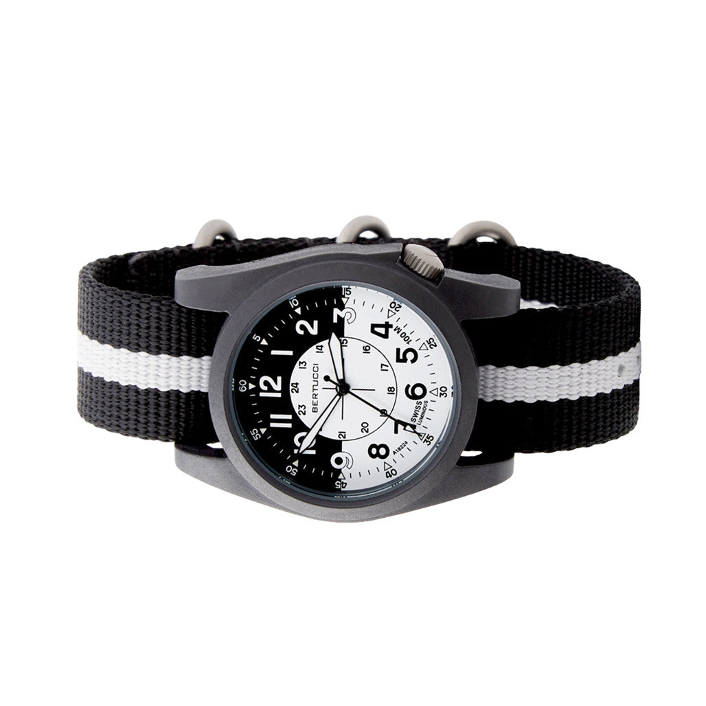 Bertucci A-3P Field Watch with Optic White Dial #13393 — Long