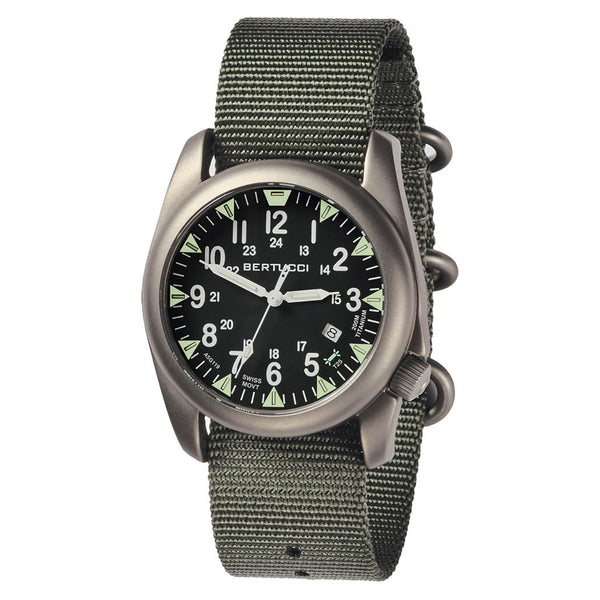 Bertucci A-4T Super Yankee Titanium Watch with Swiss Micro Tube Illumination #13481