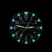 Bertucci A-4T Super Yankee Titanium Watch with Swiss Micro Tube Illumination #13481