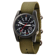 Bertucci A-3PS Solar Field Watch with Forest Nylon Strap #13801