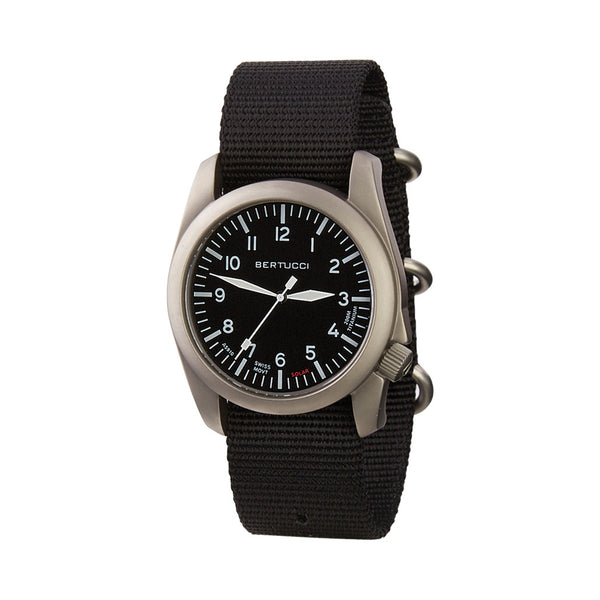 Bertucci A-4TS AERO Solar Black Dial Watch #13900