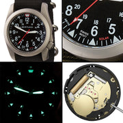 Bertucci A-4TS Super Yankee Solar with Black Dial and Strap #13905