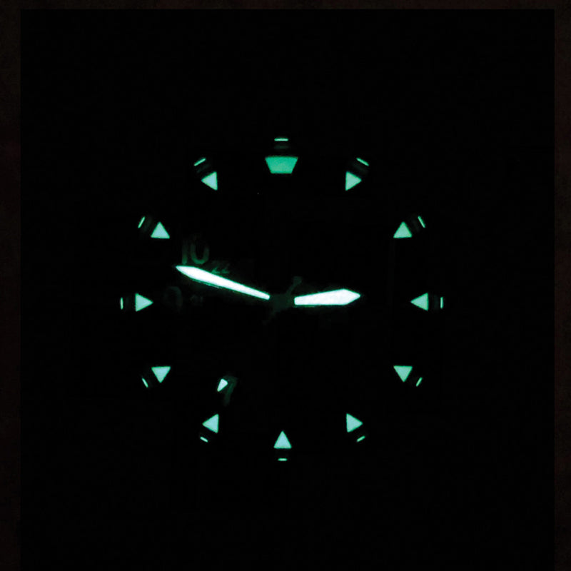 Bertucci A-4TS Super Yankee Solar with Black Dial and Olive Strap #13906