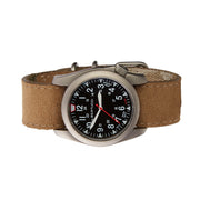 Bertucci A-4TS Super Yankee Solar with Black Dial and Leather Strap #13907