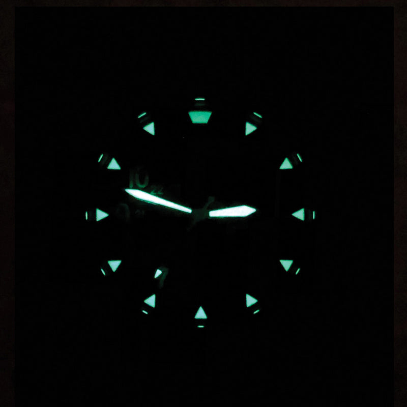 Bertucci A-4TS Super Yankee Solar with Black Dial and Leather Strap #13907