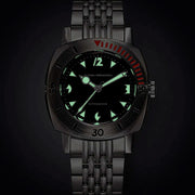 Nivada Grenchen 39mm Pacman Depthmaster Watch #14105A01