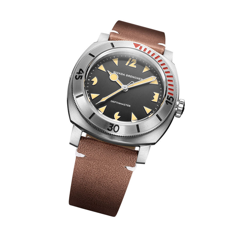 Nivada Grenchen 42mm Pacman Depthmaster Watch #14200A14