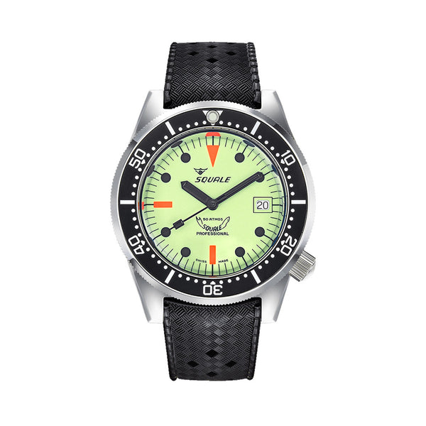 Squale 500 Meter Swiss Made Automatic Dive Watch with Luminous Dial #1521-026-LUME