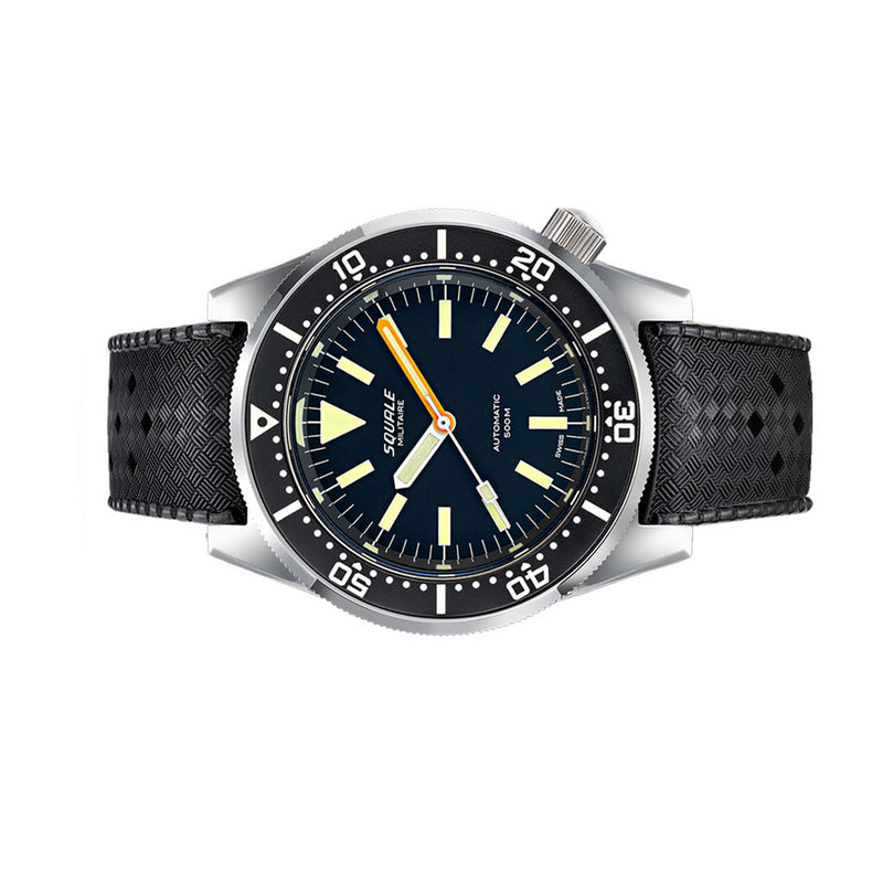 Squale 500 Meter Swiss Automatic Dive Watch with Polished Finish Case #1521-026-MIL-P