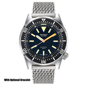Squale 500 Meter Swiss Automatic Dive Watch with Polished Finish Case #1521-026-MIL-P