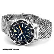 Squale 500 Meter Swiss Automatic Dive Watch with Polished Finish Case #1521-026-MIL-P