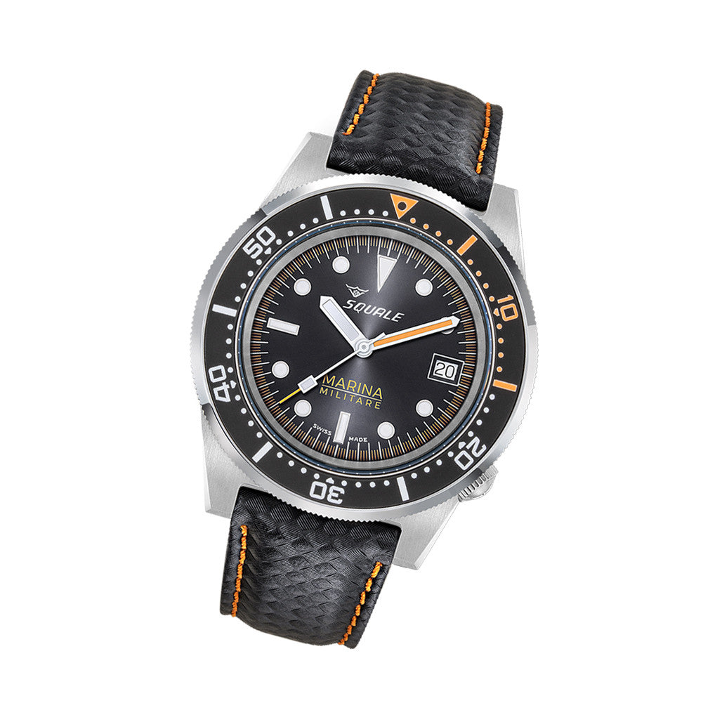 Squale 1521 Marina Militare Limited Edition with Black Dial