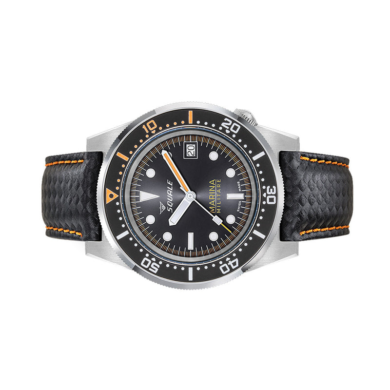 Squale 1521 Marina Militare Limited Edition with Black Dial #1521MARINA.MIBK