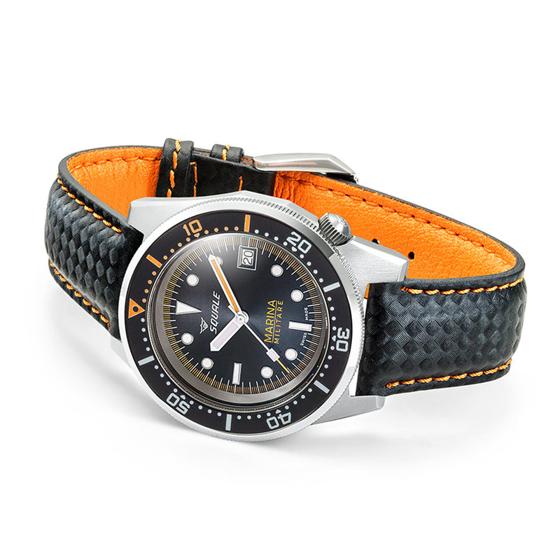 Squale 1521 Marina Militare Limited Edition with Black Dial #1521MARINA.MIBK