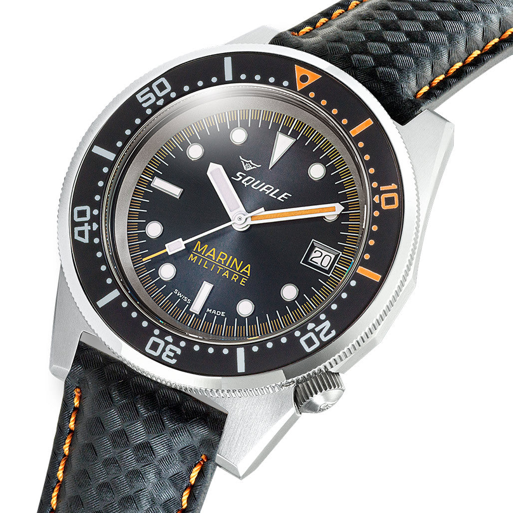 Squale 1521 Marina Militare Limited Edition with Black Dial