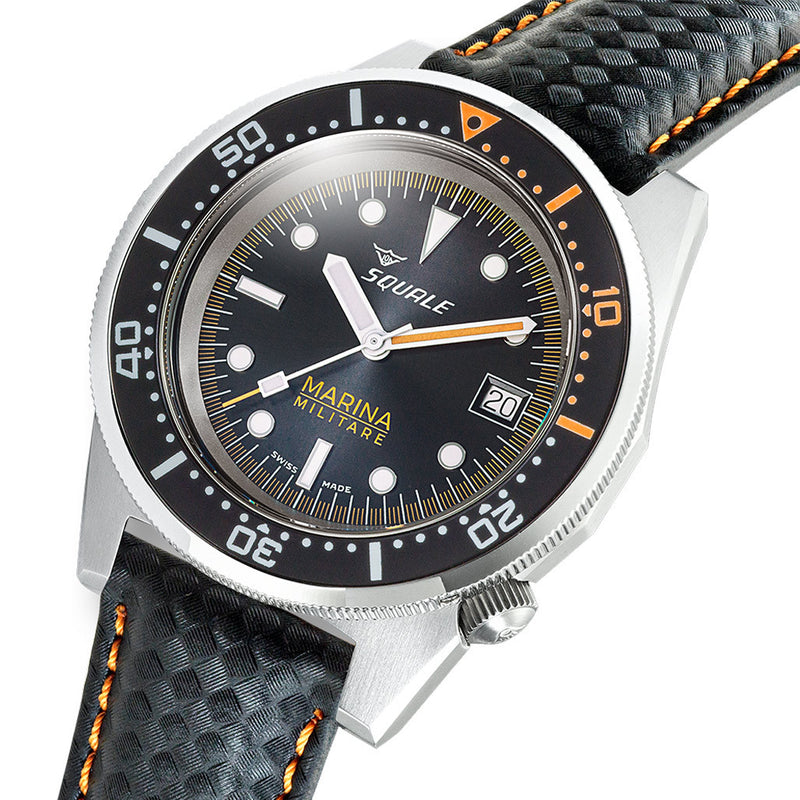 Squale 1521 Marina Militare Limited Edition with Black Dial #1521MARINA.MIBK