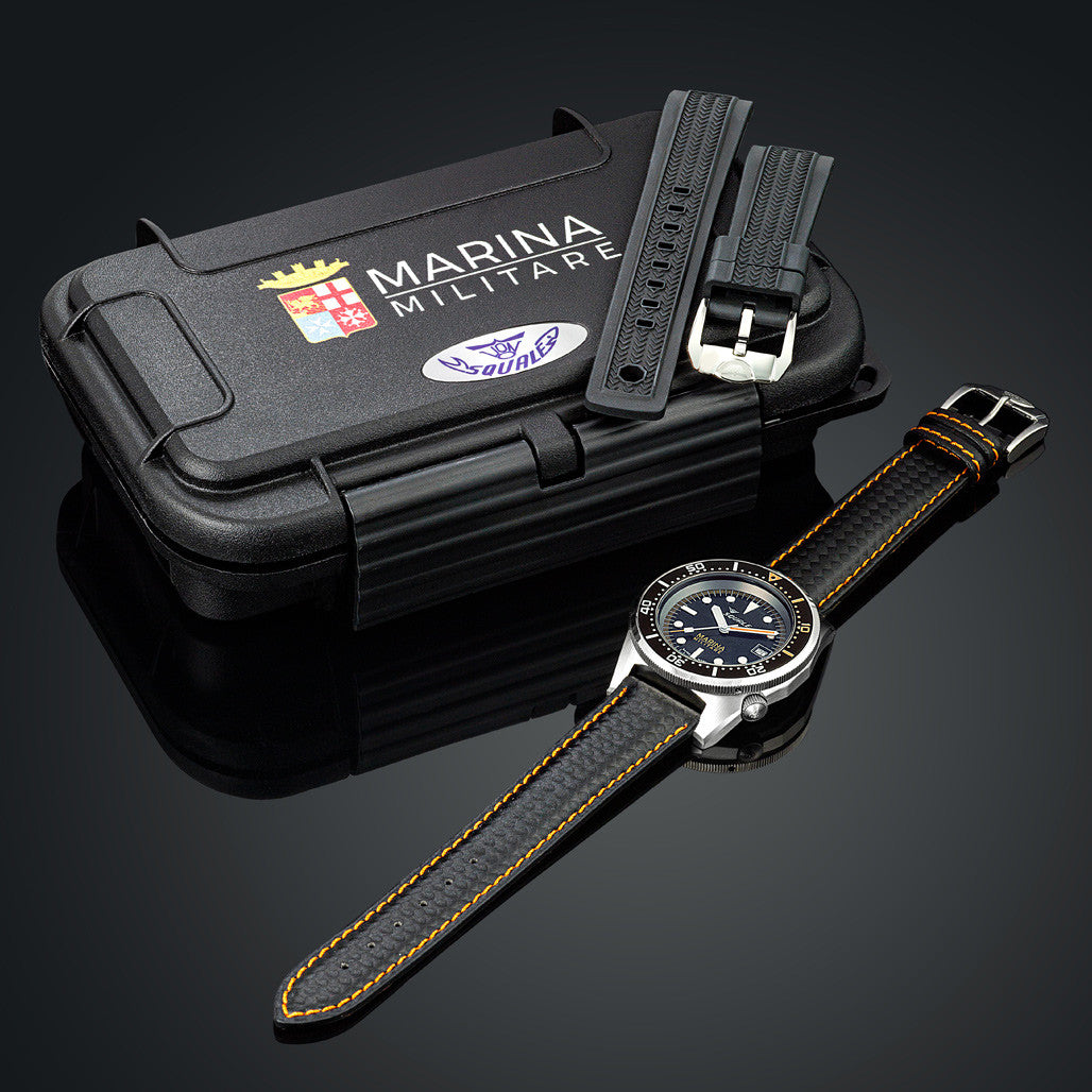 Squale 1521 Marina Militare Limited Edition with Black Dial