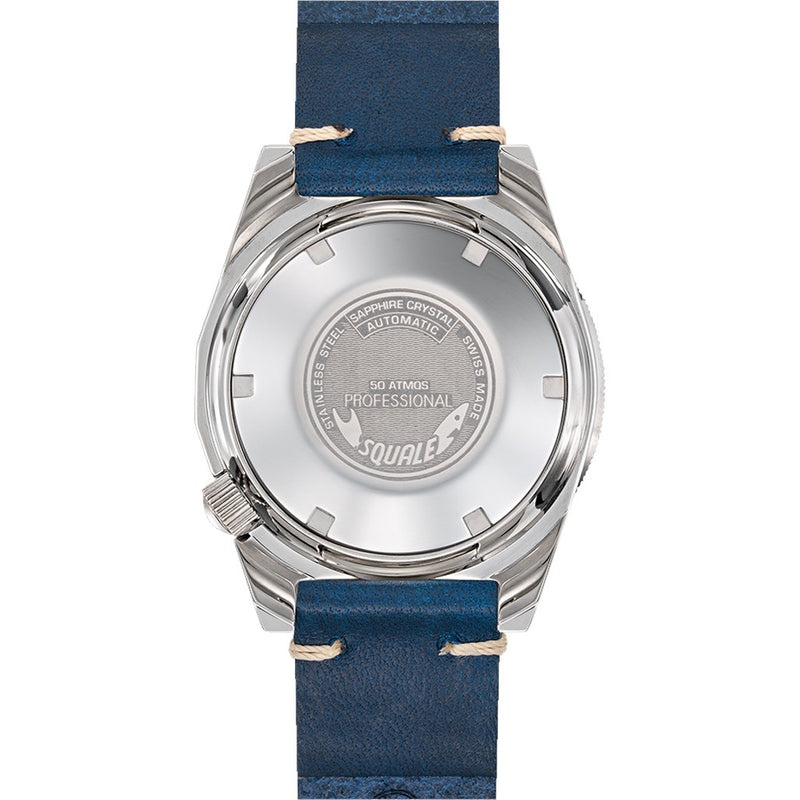 Squale 500 Meter Swiss Made Automatic Dive Watch with Ombre Blue Dial  #1521-PROFD