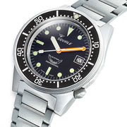 Squale 50 Atmos Swiss Automatic Blasted Dive Watch #1521BKBL.SQ20S