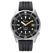 Squale 50 Atmos Swiss Dive Watch with Blasted Case and Black Dial #1521BKBL.VO