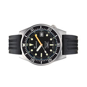 Squale 50 Atmos Swiss Dive Watch with Blasted Case and Black Dial #1521BKBL.VO