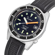 Squale 50 Atmos Swiss Dive Watch with Blasted Case and Black Dial #1521BKBL.VO