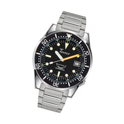 Squale 50 Atmos Swiss Automatic Polished Dive Watch with Black Dial #1521CL.SQ20B