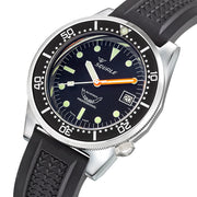 Squale 50 Atmos Automatic Polished Dive watch and Black Dial #1521CL.VO