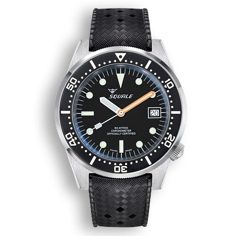 Squale 1521 COSC Certified Chronometer 500 meter Dive Watch #1521COSCL.HT zoom