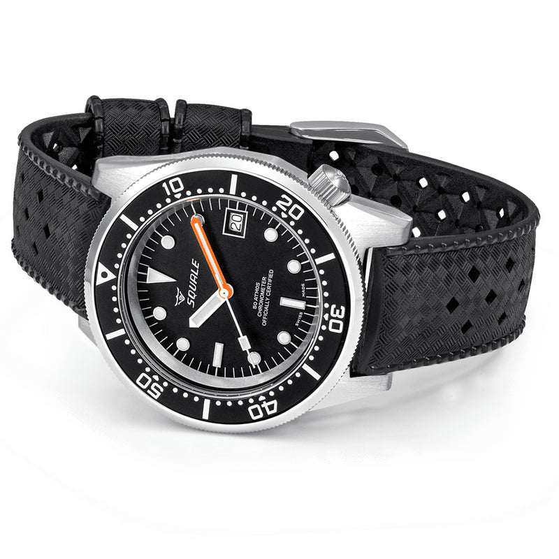 Squale 1521 COSC Certified Chronometer 500 meter Dive Watch #1521COSCL.HT side