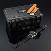 Squale 1521 COSC Certified Chronometer 500 meter Dive Watch #1521COSCL.HT box