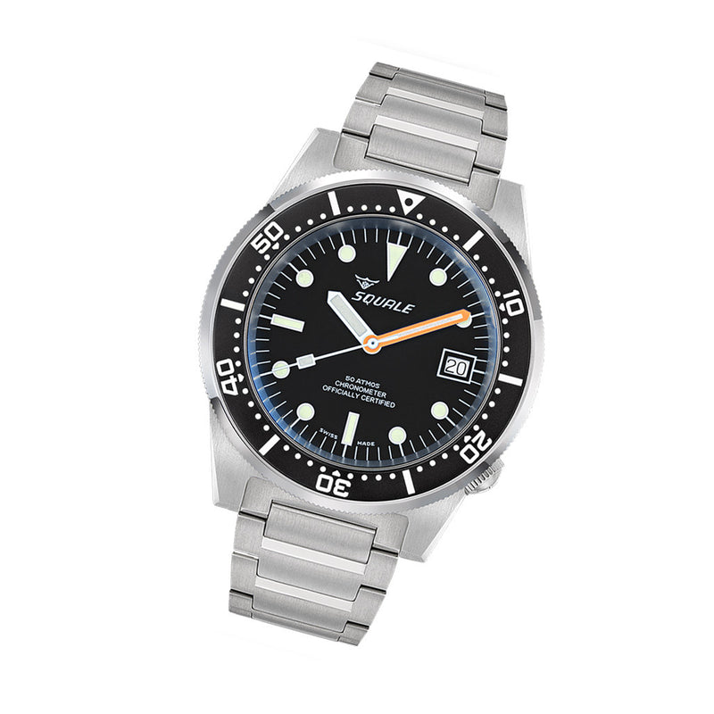 Squale 1521 COSC Certified Chronometer 50 Atmos Dive Watch #1521COSCL.SQ20B